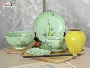 Bộ đồ ăn Đào Chuồn Ngọc, 6 chi tiết