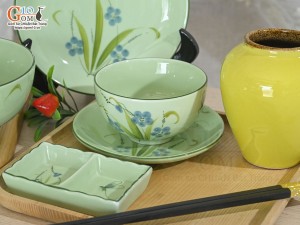 Bộ đồ ăn Đào Chuồn Ngọc, 6 chi tiết