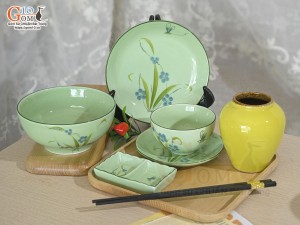 Bộ đồ ăn Đào Chuồn Ngọc, 6 chi tiết