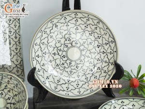 Bộ đồ ăn đồng xanh vẽ Bèo, 12 chi tiết