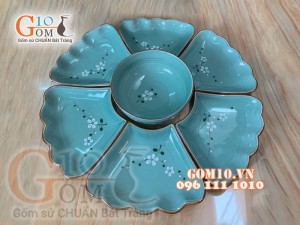 Bộ đồ ăn hoa mặt trời - Ngọc Thanh Dương