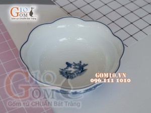 Bộ đồ ăn hoa mặt trời họa tiết cảnh Hồ Hoàn Kiếm