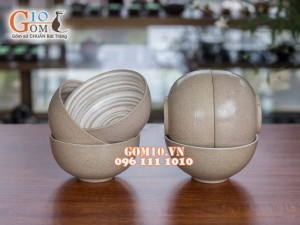 Bộ đồ ăn men gốm chỉ trắng