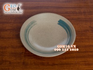 Bộ đồ ăn men gốm chỉ xanh