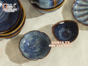 Bộ đồ ăn men hỏa biến thiên hà, 15 chi tiết