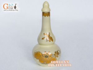 Bộ đồ thờ họa tiết Sen Vàng Kim