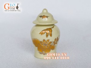 Bộ đồ thờ họa tiết Sen Vàng Kim