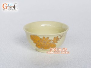 Bộ đồ thờ họa tiết Sen Vàng Kim