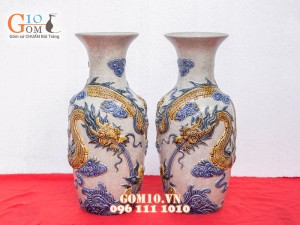 Bộ đồ thờ men rạn nổi Bát Tràng