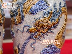 Bộ đồ thờ men rạn nổi Bát Tràng