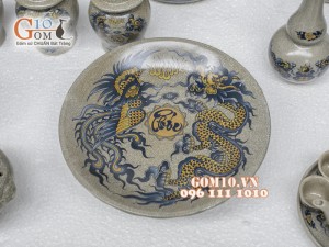 Bộ đồ thờ men rạn Phúc Lộc Thọ 001