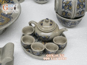 Bộ đồ thờ men rạn Phúc Lộc Thọ 002