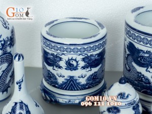 Bộ đồ thờ Phúc Lộc vẽ đồng tiền