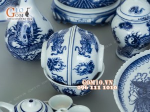 Bộ đồ thờ Phúc Lộc vẽ đồng tiền