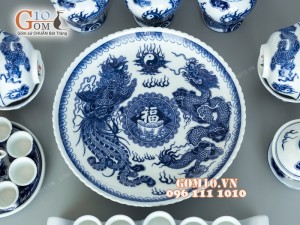 Bộ đồ thờ Phúc Lộc họa tiết Rồng