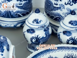 Bộ đồ thờ Phúc Lộc họa tiết Rồng