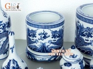 Bộ đồ thờ Phúc Lộc họa tiết Rồng