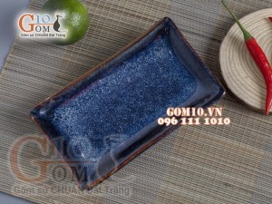 Bộ đựng Tiêu - Đường men xanh đá