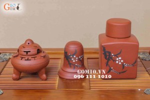 Bộ phụ kiện  gốm đỏ