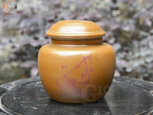 Bộ phụ kiện gốm họa tiết Mã Đáo Thành Công kẻ chỉ vàng