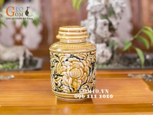 Bộ phụ kiện khắc nổi hoa phù dung