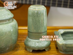 Bộ phụ kiện men hỏa biến xanh ngọc