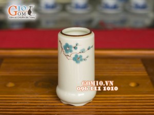 Bộ phụ kiện men kem vẽ hoa đào