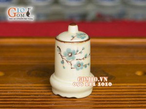 Bộ phụ kiện men kem vẽ hoa đào