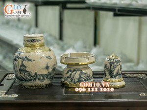 Bộ phụ kiện rạn , lọ chè tròn