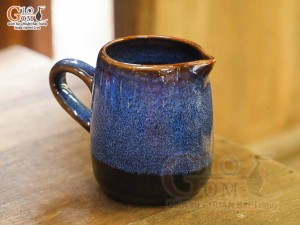 Bộ phụ kiện tròn men hỏa biến xanh đá