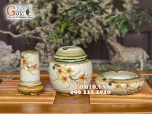 Bộ phụ men vuốt vẽ mai vàng