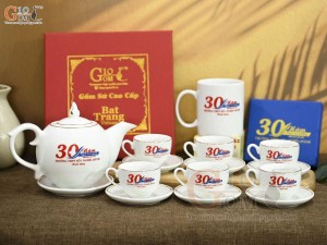 Bộ quà tặng in logo kỷ niệm 30 năm ngày ra trường, trường THPT Số 1 Nghĩa Hành