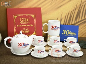 Bộ quà tặng in logo kỷ niệm 30 năm ngày ra trường, trường THPT Số 1 Nghĩa Hành