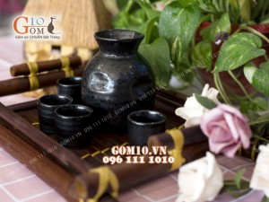 Bộ sake rượu khay tre - 330ml