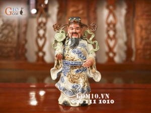 Bộ Tam Đa Phúc - Lộc - Thọ Men Rạn Cổ 52cm