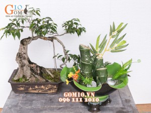 Bộ thác nước phong thủy trúc