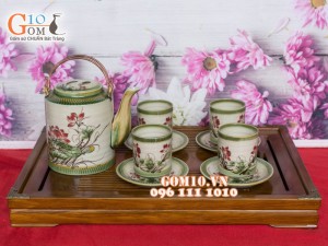 Bộ tích men vuốt vẽ sen 