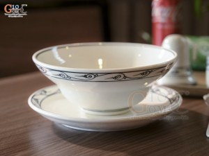 Bộ tô phở men cổ vẽ hoa móc (Hàng Đặt SX)