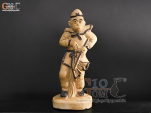 Bộ tượng gốm Tây Du Kí, cao 19cm