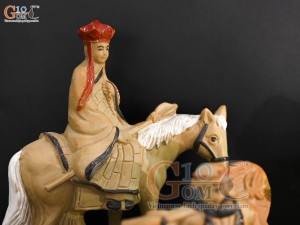 Bộ tượng gốm Tây Du Kí, cao 19cm