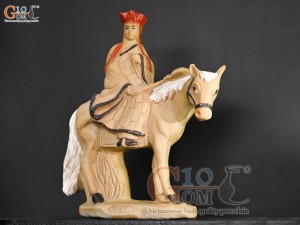 Bộ tượng gốm Tây Du Kí, cao 19cm