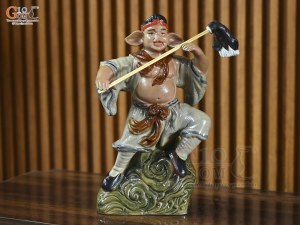 Bộ tượng gốm Tây Du Kí, cao 35cm