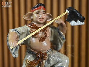 Bộ tượng gốm Tây Du Kí, cao 35cm