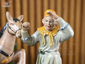 Bộ tượng gốm Tây Du Kí, cao 35cm
