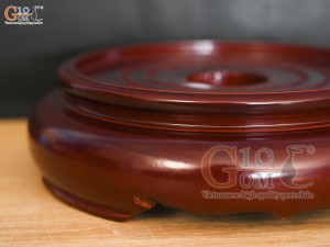 Chân kê gỗ nguyên tấm màu nâu, đường kính 16cm