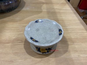 Chân nến men rạn đường kính 8cm