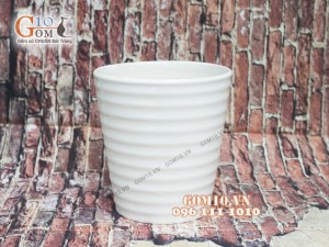 Chậu cây dáng trụ, đường kính 22cm