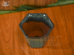 Chậu cây mini men hỏa biến, đường kính 7,5cm