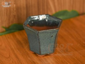 Chậu cây mini men hỏa biến, đường kính 7,5cm