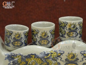 Chén kỷ men rạn Phúc Lộc Thọ (chiếc)